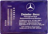  Daimler-Benz Thermometerplatte Emailschild von Allgeier Email Triberg 