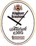  Emailschild Brauereischild Allgäuer Brauhaus von Allgeier Email Triberg 