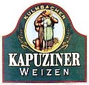  Emailschild Brauereischild emailliert Kulmbacher Kapuziner  von Allgeier Email Triberg 