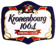 Emailschild Brauereischild emailliert Kronenbourg 1664 von Allgeier Email Triberg 